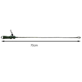NewShot 3x Ready Tied Leadcore Leaders Hybrid Lead Clip Sleeve QC Swivel for Carp Fishing (Heli Rig + Sleeve)