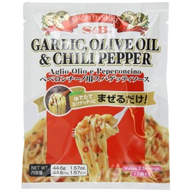 S&B Garlic, Olive Oil & Chili Pepper Peperoncino Spaghetti Sauce, 1.57-Ounce
