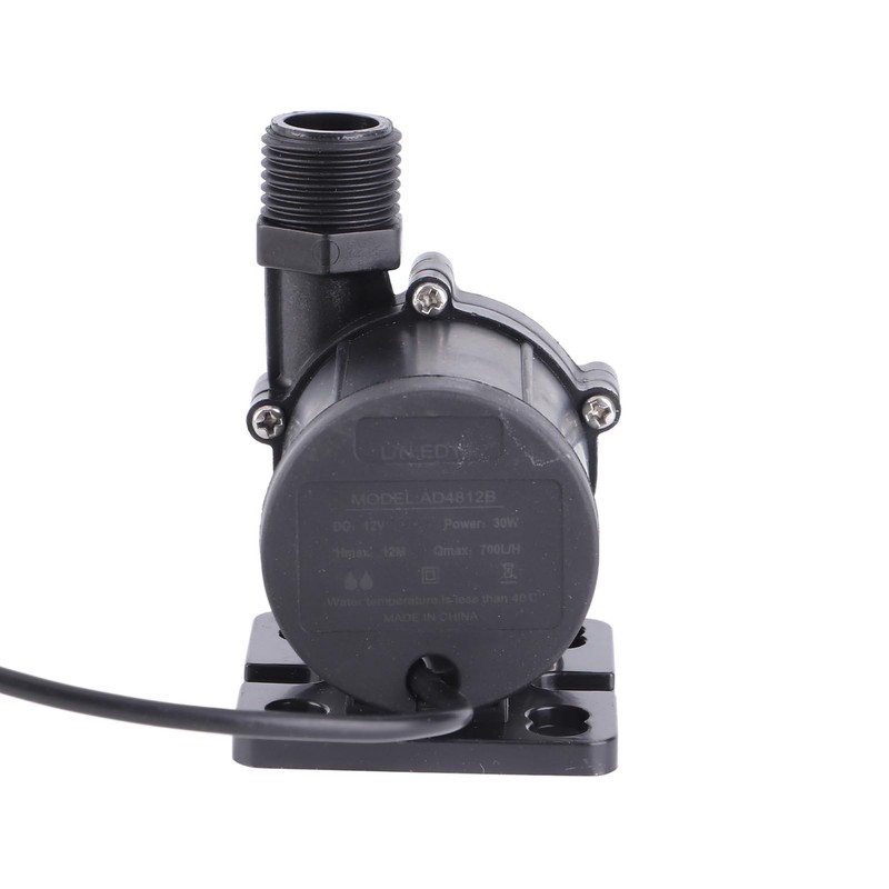 Booster Pump Brushless Motor Low Noise DC 12V 30W 700L/H