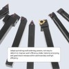 Hancaner 1/2'' 12mm Indexable Lathe Turning Tool 21Pcs Kit- 7Pcs