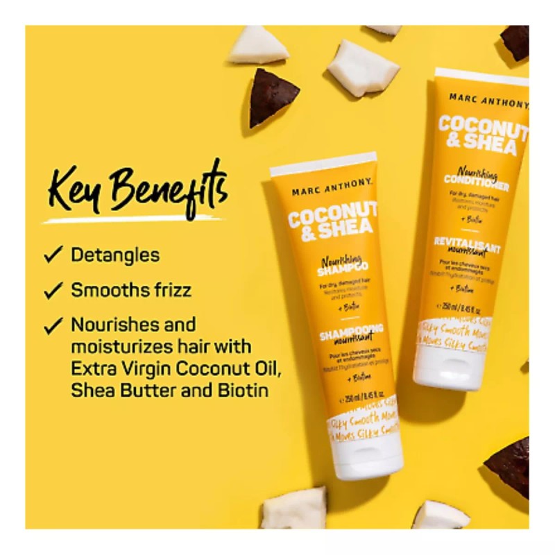 Marc Anthony Kit Shampoo+acondiconador Coconut & Shea Marc Anthony 250ml