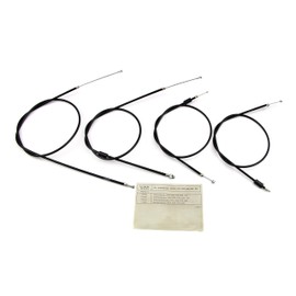Motoflex Simson Enduro, S70 60157-G-S for Bowden Cable Set with Gas Brake Starter and Clutch Cable, Black