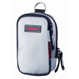 CABIN 28214 W-203 Digital Camera Case with Carabiner Silver