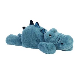 Aurora® Laid-Back Snoozles™ Alligator Stuffed Animal - Floppy Characters for Comforting Cuddles - Perfect for Bedtime, Naps, and Kids All Ages - Blue 18 Inches