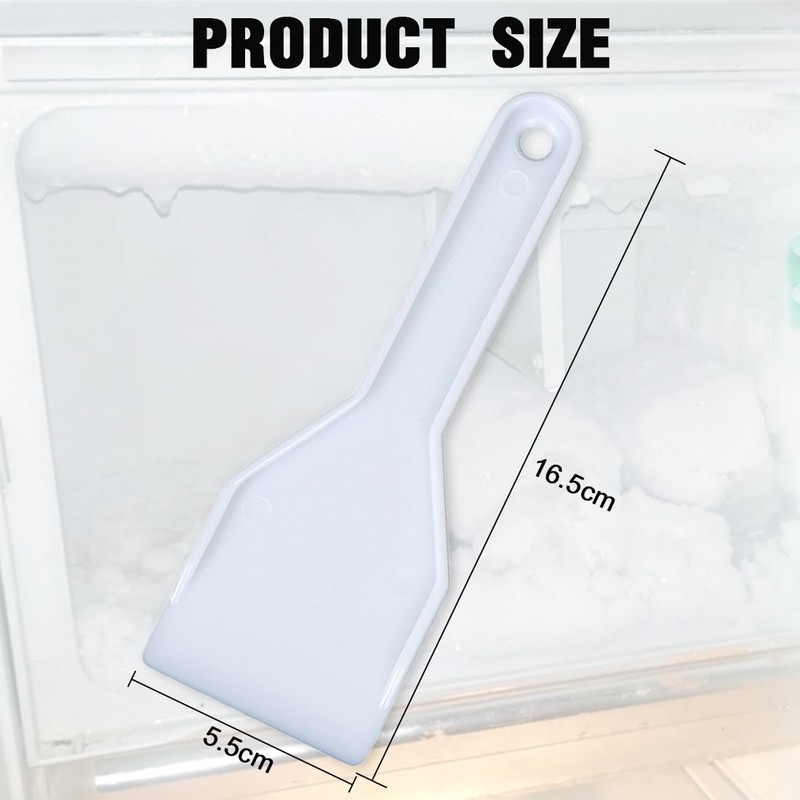 EODKSE Freezer Ice Scraper Set - 2 Plastic Ice Scrapers