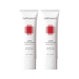 Cellfusion C Laser UV Sunscreen 50ml x 2 Sunscreen UV Protection, 2 pieces, 50ml / 레이저 UV 썬스크린 50mlx2개 선크림 자외선차단, 2개, 50ml