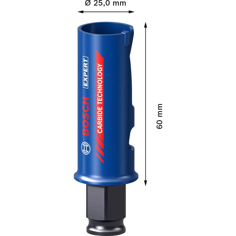 Bosch 1x EXPERT Construction Material Hole Saw (for Softwood, Chipboard,