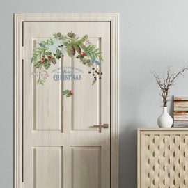 Christmas Decal Stickers Wall Decals for New Year Happy Christmas Christmas Tree Vinyl Wall Art Decals Decor Removable Modern for Christmas Party Supplies Home Window Decor xmas010