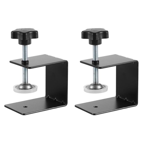 uxcell 2 Pcs Drawer Front Installation Clamps, 2.8mm Cabinets Hardware
