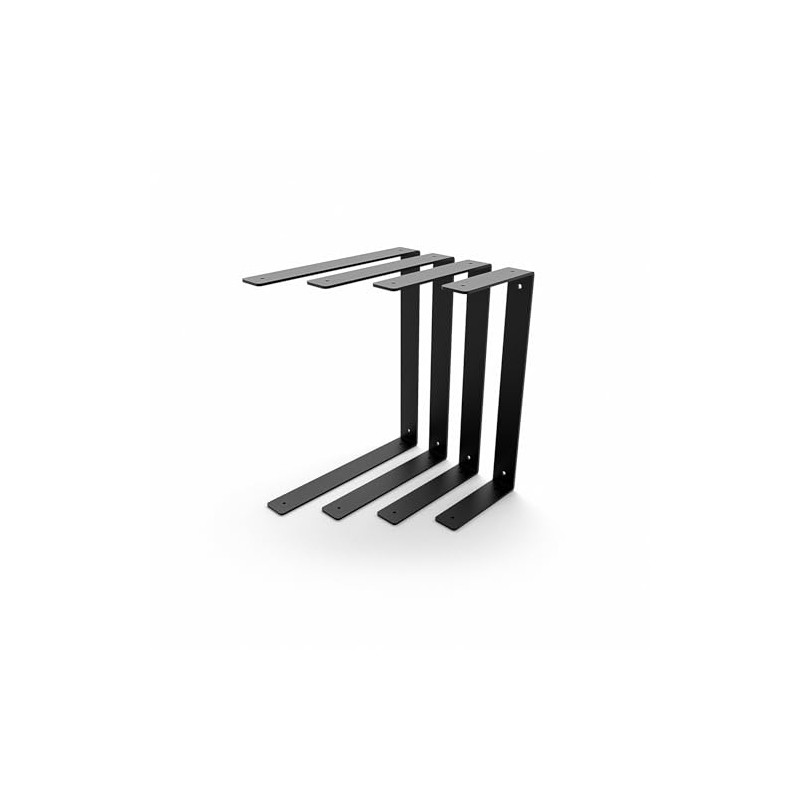 HEVVA HARTENBERG Double Shelf Brackets 15/20/25/30 cm Shelf Bracket, L-shaped