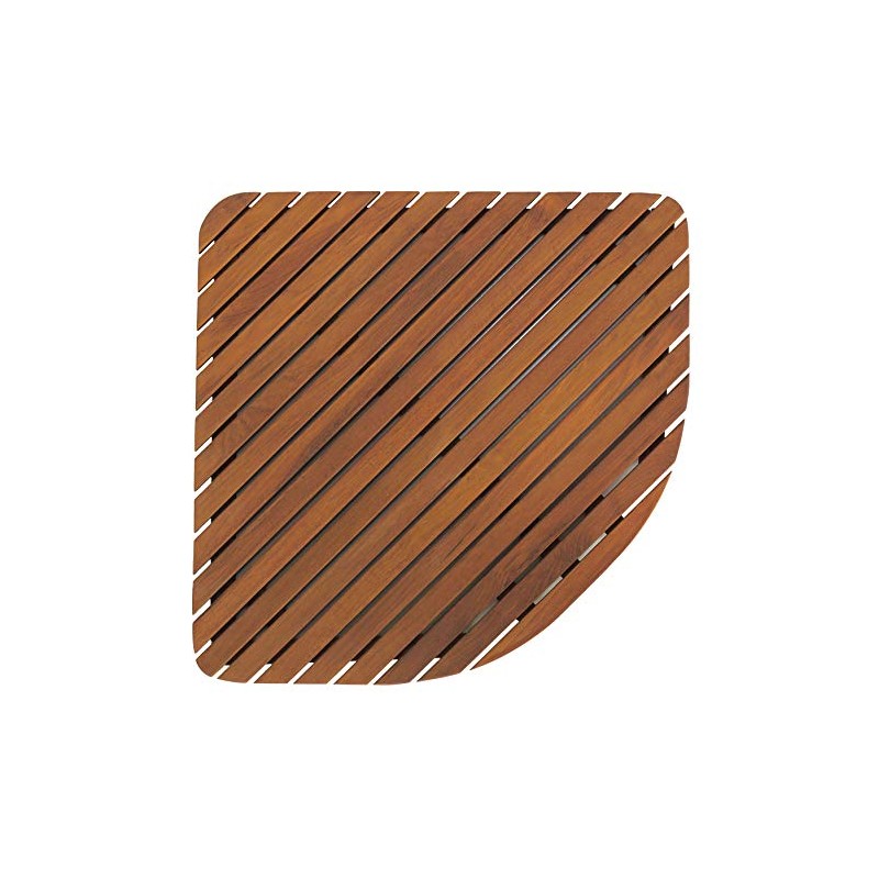 Bare Decor Dania Corner Shower Spa Mat, 24 by 24-Inch,