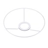 sourcing map Lamp Shade Ring, 200mm Dia. Lampshade Holder Frame