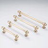 BUKOBYHE 10 Pack 7-1/2 Inch Kitchen Cabinet Handles Champagne Bronze