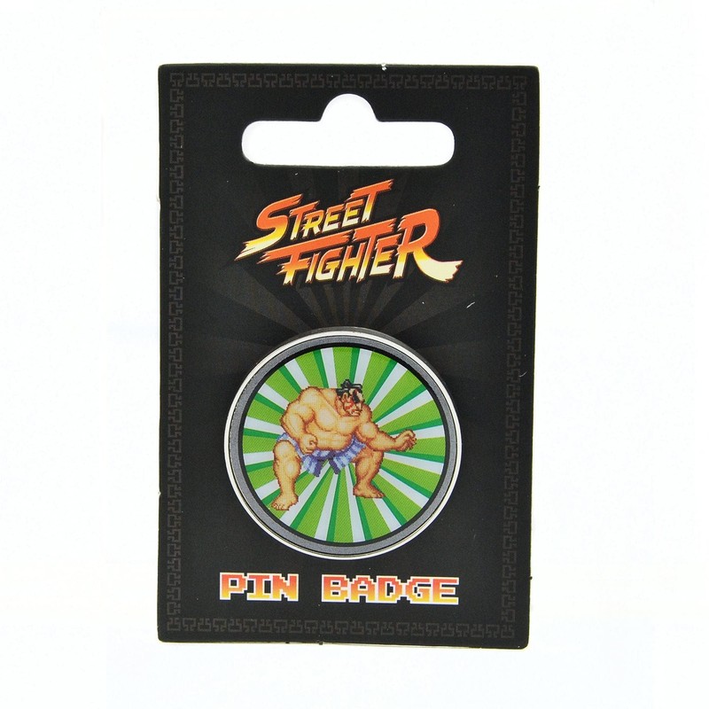 Half Moon Bay PBADCC03 Street Fighter-E Honda (Pin Badge) Half