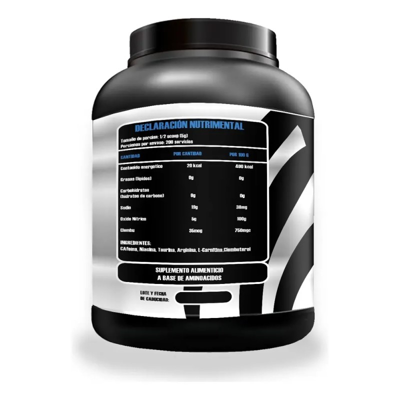 Óxido Nítrico Clembuterol Protein Depredador 1kg