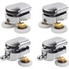 Cokritsm 23mm Shower Door Rollers for Curved Doors 4-6mm, Sliding
