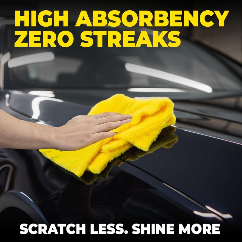 Towelogy FX40 PRO Microfibre Car Drying Towel – Edgeless Design