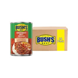 Bush's Best Southwest Zest Pinto Beans, 15 Oz (Pack of 18)