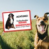 Bernese Mountain Dog Free-Ranging Dog Sign with Saying Door Sign