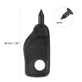 HARFINGTON 2Pcs Mini Irrigation Hole Punch Tool 4mm Drip Hose Drip Irrigation Hole Opener Irrigation Drilling Tools Garden Drill Hose Connector Puncher for Lawn Garden Watering