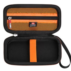 FBLFOBELI Hard Case for TopTes TS-501B Sound Level Meter/TopTes TS-301 Digital Anemometer Wind Speed Meter/TopTes TS-710 Light Meter Lux/Foot Candles Meter (Case Only) (Orange)