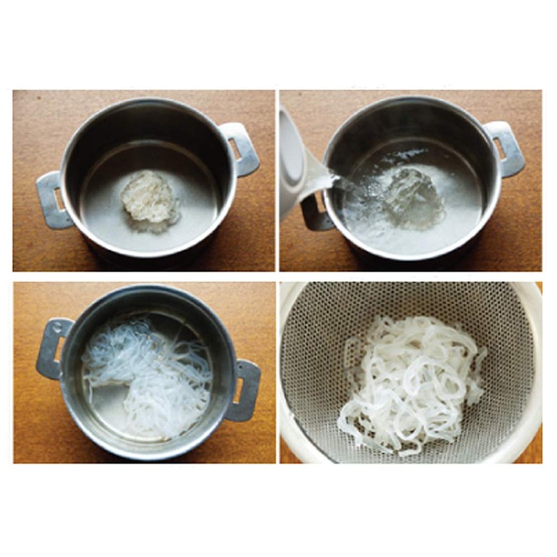 Fideos secos Konjac Shirataki, 8 oz, sin pesticidas, bajos en