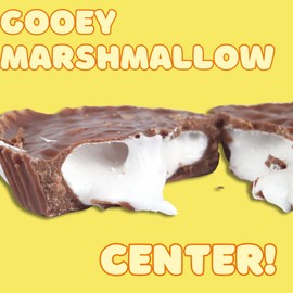 Sweetzo - Bulk Boyer Mallo Cups, Milk Chocolate Candies with Gooey Marshmallow Center, Individually Wrapped Pieces, Each Cup is 0.5 Ounces (Pack of 3)