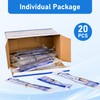 20 Pack 2.5ml/cc Plastic Tube Lab Dispensing Tools, Individually Packaged