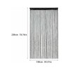 Zomanon 1m x2m Beaded String Curtain With Rod Processing Window