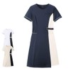 Nursery Super Beauty Stretch Side Bi-Color Dress, Non-transparent, Medical Lab