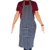 Pinochukka Durable Chef's Apron with Double Pockets, Adjustable Polyester Straps