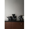 Stelton, Keramik, x-637 Theo Zuckerschale, Schwarz, 10 x 9 x