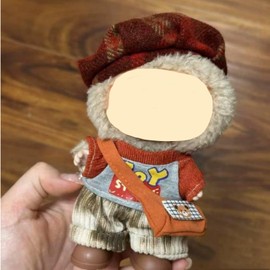 Clothes for 17cm Doll (NO Doll Included),15cm Doll Clothes-Premium Doll Outfit with Accessories,Style8