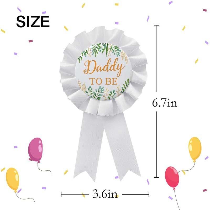 WOWOPA Daddy To Be Pin, Gender Reveals Baby Shower Tinplate