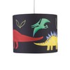 Dinosaur Design Easy Fit Light Shade, Navy Blu Dino Ceiling