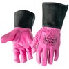 Defiant Metal PINK TIG Welding Gloves - Premium Goatskin Leather