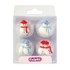 Christmas sugar decorations - Snowman x 12