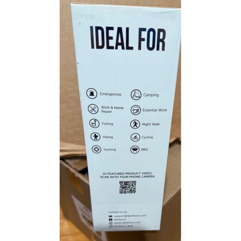 DanForce G1 All-in-one USB Rechargeable Modular Lighting System Flashlight -