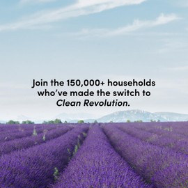 Clean Revolution Liquid Gel Hand Soap, Silky Rich Liquid, Quick Lather, Fast Rinsing, Contains Real Essential Oils (Natural Lavender) 8 Fl Oz