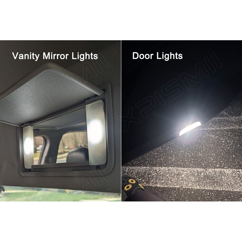 Xpismii 14 Piece 6000K White Accord Interior LED Light Kit