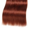 QEUOPE Color 33 Auburn Straight Bundles Human Hair Copper Red