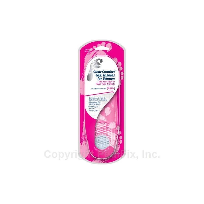 Clear Comfort PediFix® Clear Comfort™ GEL Insoles for Women
