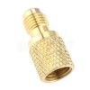 AC R134a Brass Adapter Freon Fitting 1/4" Male to 1/2"