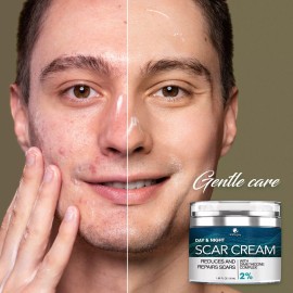 Gel de tratamiento en crema avanzado para eliminación de cicatrices para cicatrices quirúrgicas, cicatrices de acné, cesárea