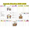 Agenda Escolar Directiva 2026 Personalizada 2026-2027