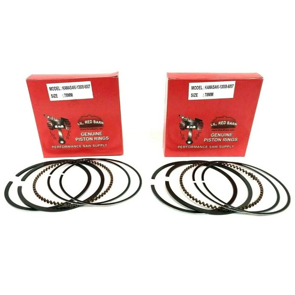 Lil Red Barn Two Piston Ring Sets Compatible with Kawasaki