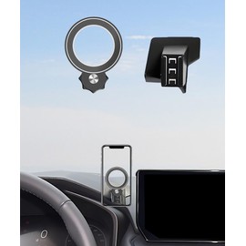 AbeeyGeomarn Magnetism Car Phone Holder for Toyota RAV4 2019-2025 Accessories Compatible with MagSafe Hands-Free 360 Degree Rotation Adjustable Cell Phone Mount Does Not Affect Air Vent