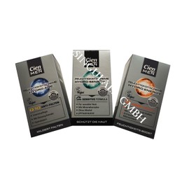 CIEN MEN Moisturising Cream Set of 3, Hydro Age, Hydro Sensitive, Hydro Energy, 3 x 50 ml