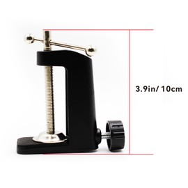 Universal C-Clamp Lamp Holder Desk Mount Clamp Base for Swing Arm Lights, DIY Lighting, Monitors, Workbenches