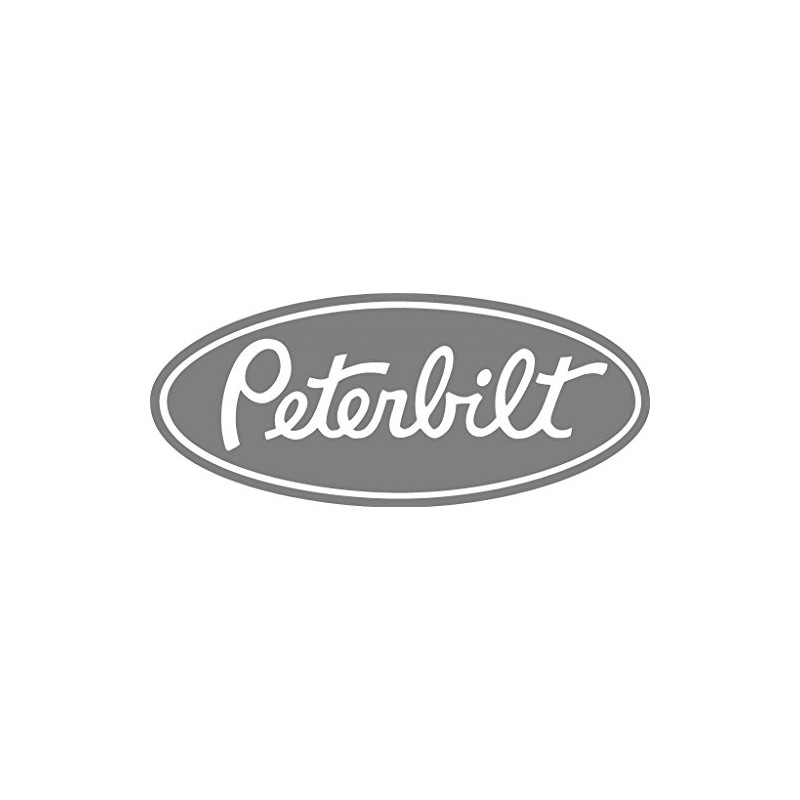 36" Wide Peterbilt in Silver Diesel Tractor Truck Decal Sticker